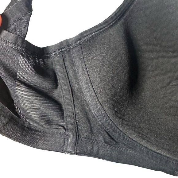 Cacique Full Coverage Underwire Support Lined Lane Bryant Black Bra size 40D - Picture 9 of 11